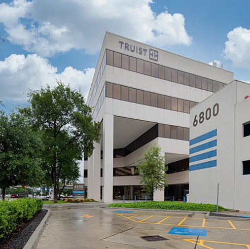 Outside shot of building where dental office is located