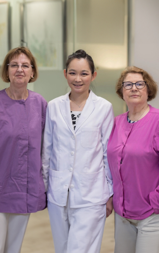 Natalia Mirzoev, Dr Estella Guo, and Luda Frumin